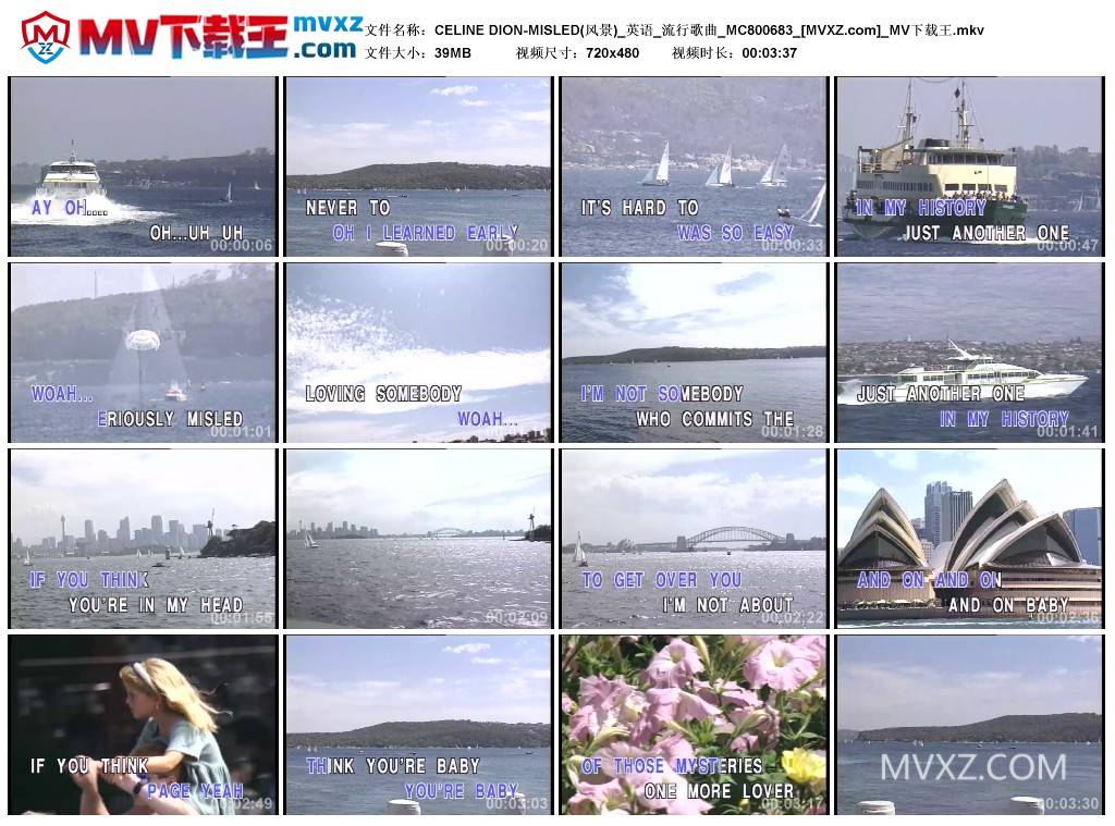 CELINE DION-MISLED(风景)_英语_流行歌曲_MC800683